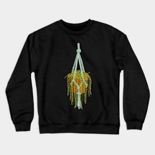 String of Pearls Succulent Houseplant Crewneck Sweatshirt